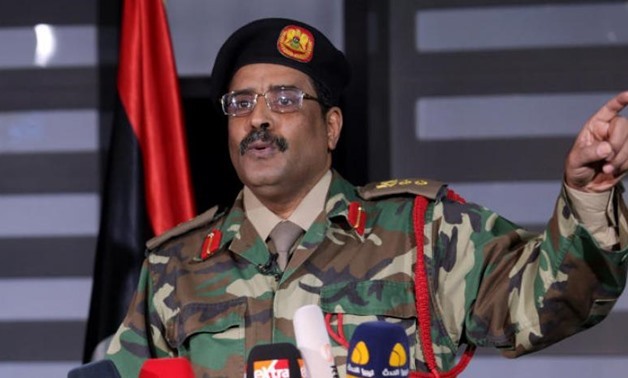 File: Libyan Army spokesman, Ahmed al-Mesmari 