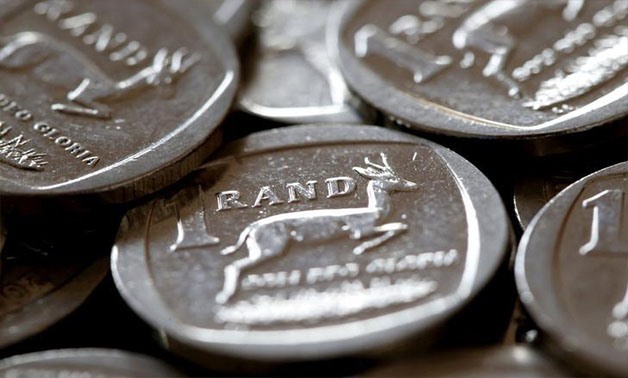 South African Rand coins are seen in this photo illustration taken September 9, 2015 - REUTERS/Mike Hutchings/File Photo