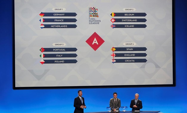 UEFA Nations League Group Draw - Lausanne, Switzerland - January 24, 2018 General view of the League A draw REUTERS/Pierre Albouy