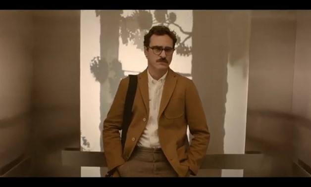 Screencap of Joaquin Phoenix as Theodore Twombly from the film's trailer, January 24, 2018 - Warner Bros. Pictures/Youtube Channel