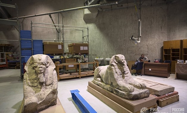 Workshop restoration of the Great Egyptian Museum in Giza, Tuesday, January 9, 2018 – RIA News/ Ksenia Nikolskaya