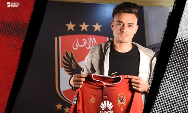 Salah Mohsen with Al Ahly’s jersey, Courtesy of Al Ahly’s official website
