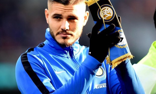 Mauro Icardi with Inter Milan, Courtesy of Mauro Icardi’s official Twitter account