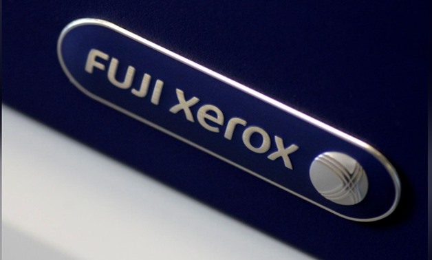 FILE PHOTO: The Fuji Xerox logo is seen on a photocopier in this illustration photo January 19, 2018. REUTERS/Thomas White/Illustration/File Photo
