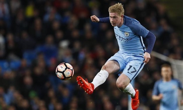 Britain Football Soccer - Manchester City v Huddersfield Town - FA Cup Fifth Round Replay - Etihad Stadium - 1/3/17 Manchester City's Kevin De Bruyne in action Action Images via Reuters / Jason Cairnduff
