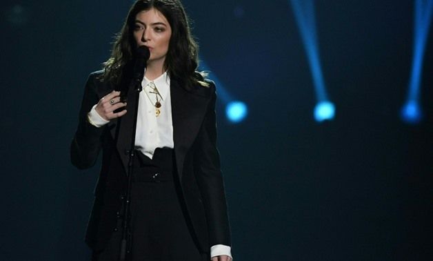 Lorde -- shown here performing at the 2018 MusiCares Person Of The Year gala in New York ahead of the Grammy Awards -- was the only female artist nominated in the Album of the Year category, and she did not win