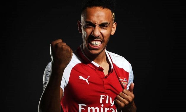 Arsenal's new signing Pierre-Emerick Aubameyang - Press image courtesy of Arsenal's official website