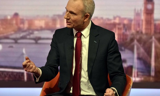 Britain's Cabinet Office Minister David Lidington appears on The Andrew Marr Show in London, Britain, January 28, 2018 - Jeff Overs/BBC/Handout via REUTERS