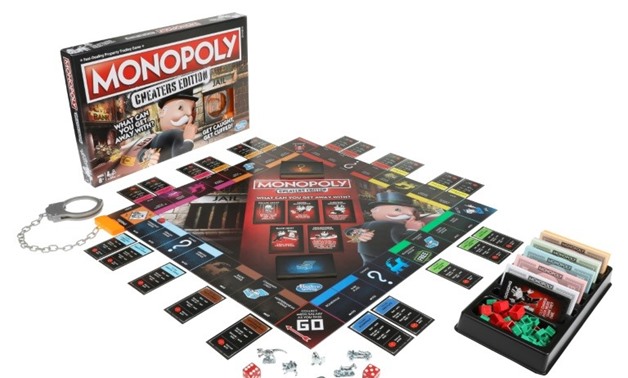 HASBRO Gaming/AFP/File -The latest version of the board game Monopoly encourages cheating and will be available in the autumn of 2018