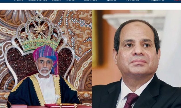 Oman Daily Observer newspaper publish an article titled “Sisi visit to boost ties, widen scope for cooperation”, February 4, 2018 - Oman Daily Observer 
