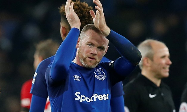 Soccer Football - Premier League - Everton vs West Bromwich Albion - Goodison Park, Liverpool, Britain - January 20, 2018 Everton's Wayne Rooney applauds the fans after the match REUTERS/Andrew Yates