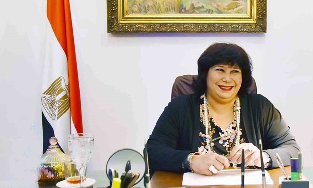 Inas Abdel-Dayem, Minister of Cuture. Photo courtesy of the official statement