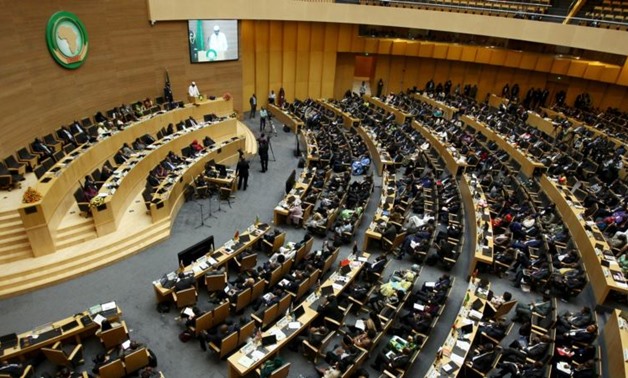 An Ordinary Session of the Assembly of the African Union (AU) at the AU headquarters in Ethiopia's capital, Addis Ababa. REUTERS/Tiksa Negeri