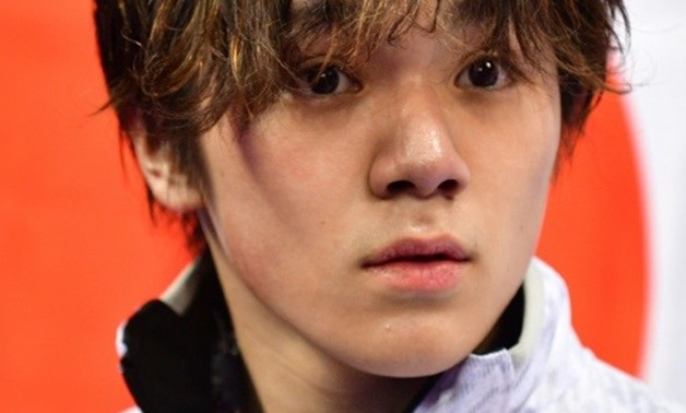 Japan's Shoma Uno helps Japan into the lead in the figure skating team event at the Pyeongchang 2018 Winter Olympic Games at the Gangneung Ice Arena in Gangneung on Friday.