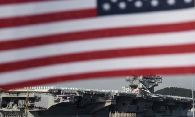 The US Navy is investigating sailors at Yokosuka base for alleged drug use, reportedly including some serving aboard the aircraft carrier USS Ronald Reagan - AFP / FILE 