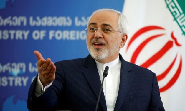 FILE PHOTO: Iranian Foreign Minister Mohammad Javad Zarif speaks to the media in Tbilisi, Georgia, April 18, 2017. REUTERS/David Mdzinarishvili
