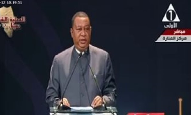 Secretary General of the Organization of Petroleum Exporting Countries (OPEC) Mohamed Barkindo, during his speech at 'EGYPS 2018'