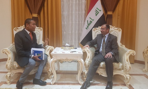 Egypt Today with the Iraqi Parliament's President Salim a-Jabouri.