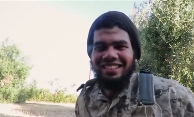 Photo via Youtube - Omar Ibrahim al-Dieb in latest IS video
