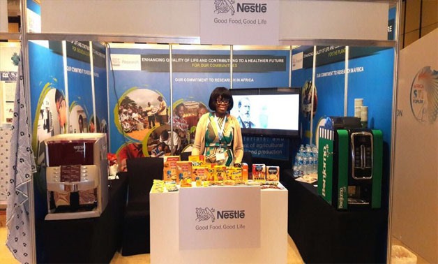 Nestlé's booth at the Africa STI Forum - Press photo 