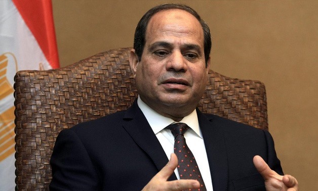 Egyptian President Abdel Fatah al-Sisi- Archive