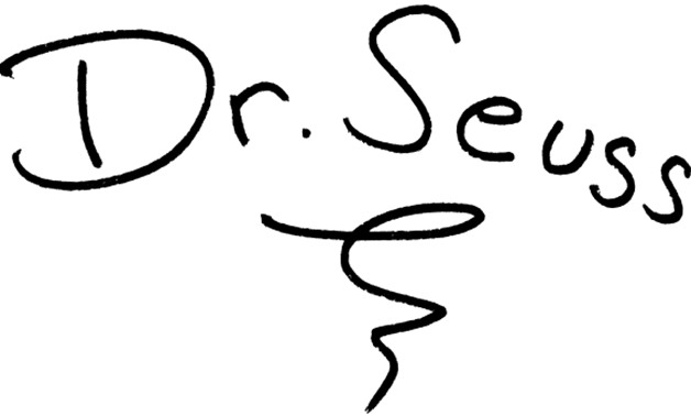 Dr Seuss's Signature courtesy of Wikimedia Commons, undated - Heritage Auctions/Wikimedia Commons