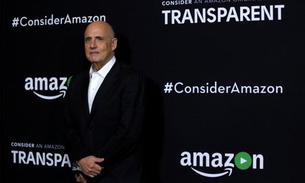 FILE PHOTO: Cast member Jeffrey Tambor poses at a premiere screening for the television series "Transparent" at Directors Guild of America in Los Angeles, U.S., May 5, 2016. REUTERS/Mario Anzuoni/File Photo