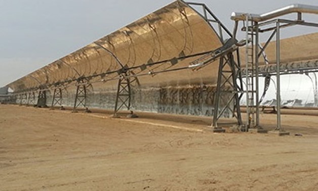 FILE- Solar cell station in Egypt