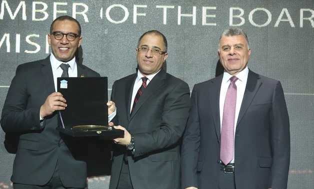 CEO of leading real estate developing company Tatweer Misr, Ahmed Shalaby receives BT100 Crystal Award Monday night, February 29/Egypt Today
