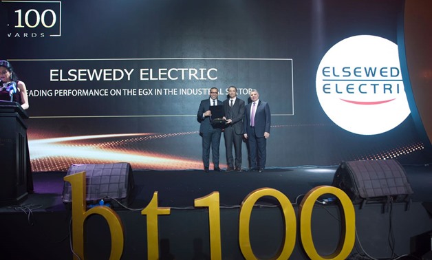 FILE: Chairman of Egypt’s Sewedy Electric, Ahmed El Sewedy was honored on Monday at Business Today Magazine’s annual ceremony for the leading performance of the company on the EGX