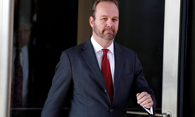 FILE PHOTO: Rick Gates, former campaign aide to U.S. President Donald Trump, departs after a bond hearing at U.S. District Court in Washington, U.S., December 11, 2017. REUTERS/Joshua Roberts