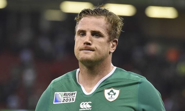 Ireland's Jamie Heaslip looks dejected after the game . Reuters / Toby Melville Livepic
