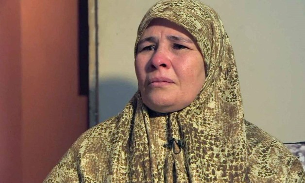 Mona Mahmoud Ahmed -dubbed as Um Zubeida- as appeared in BBC report - BBC