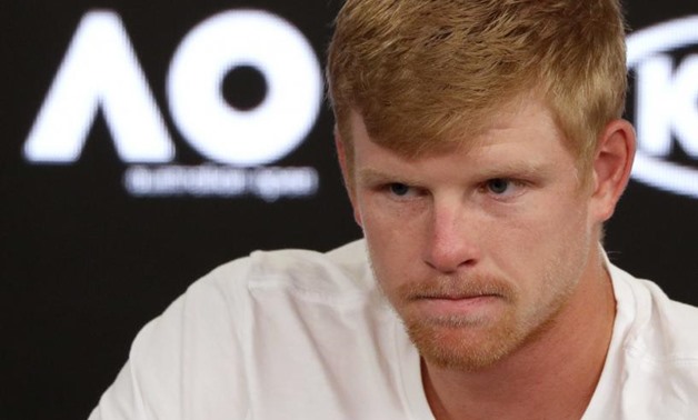 Tennis - Australian Open - Semifinals - Rod Laver Arena, Melbourne, Australia, January 25, 2018. Britain's Kyle Edmund during a press conference after losing his match against Croatia's Marin Cilic. REUTERS/Edgar Su

