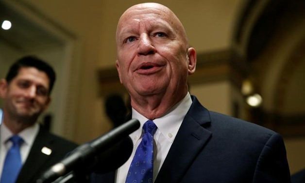 FILE PHOTO: Chairman of the House Ways and Means Committee Kevin Brady (R-TX) speaks after the House of Representatives passed tax reform legislation on Capitol Hill in Washington, U.S., December 19, 2017. REUTERS/Joshua Roberts