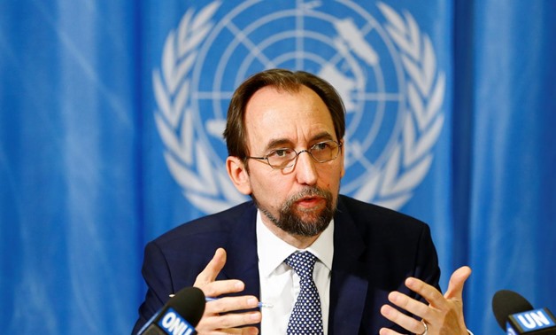 United Nations High Commissioner for Human Rights Zeid Ra'ad al-Hussein of Jordan speaks during a news conference at the United Nations European headquarters in Geneva, Switzerland, May 1, 2017. REUTERS