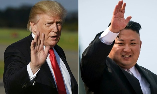 The White House confirmed President Donald Trump would accept the invitation to meet North Korea's Kim Jong Un "at a place and time to be determined" - AFP 
