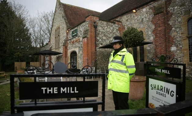 Traces of a nerve agent used to poison Russian ex-double agent Sergei Skripal have been found at The Mill pub and the Zizzi restaurant in Salisbury - AFP 
