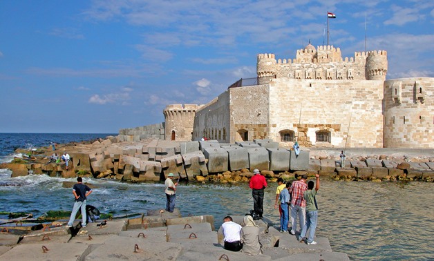 Shore side of Qaitbay Citadel, Alexandria on Oct. 9, 2004, CC –  Flickr/Dennis Jarvis