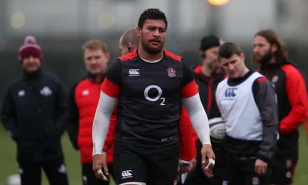 Rugby Union - England Training - Latymer Upper School Playing Fields, London, Britain - February 13, 2018 England's Nathan Hughes during training Action Images via Reuters/Peter Cziborra
