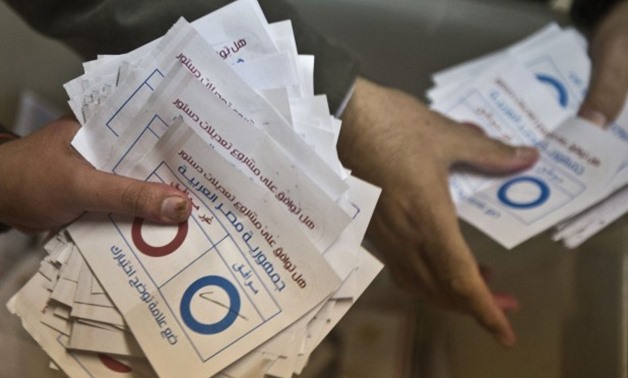 Ballot papers of constitutional referendum 2012 (AFP)