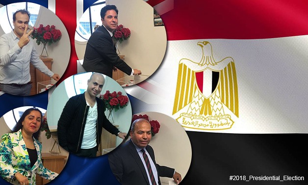 Egyptian expatriates began lining up at 10pm at polling stations in New Zealand to cast ballots – Photo compiled by Egypt Today/Mohamed Zain