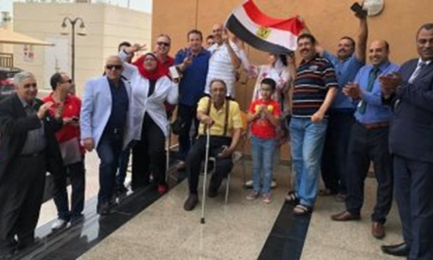 Egyptian Community in Doha casting votes on March 16, 2018 - Press photo