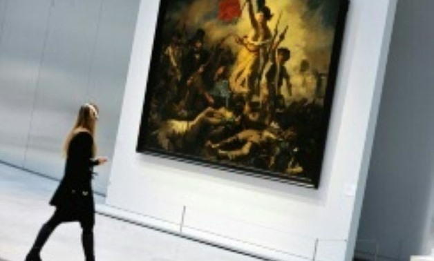Eugene Delacroix's famous painting, "Liberty Leading the People", was temporarily banned on Facebook becau