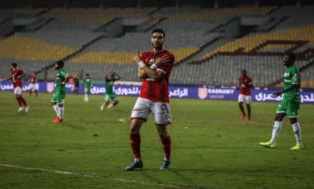 Al-Ahly striker Walid Azarou – Press image courtesy of Al Ahly official website