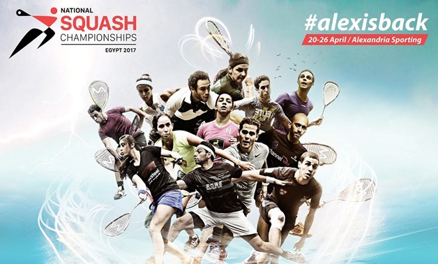 Egypt’s top squash players- Photo via Egyptian National Squash Championships Facebook page