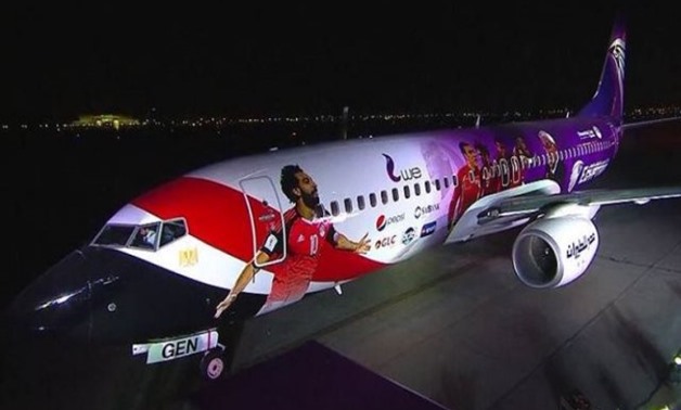 FILE - Egyptian national team private plane 