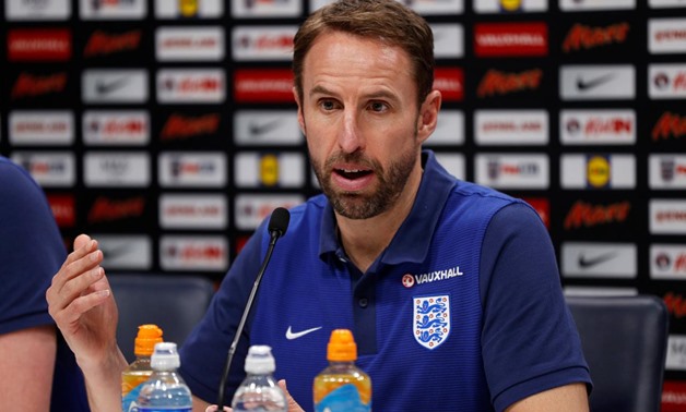 November 13, 2017 England manager Gareth Southgate during the press conference Action Images via Reuters/John Sibley