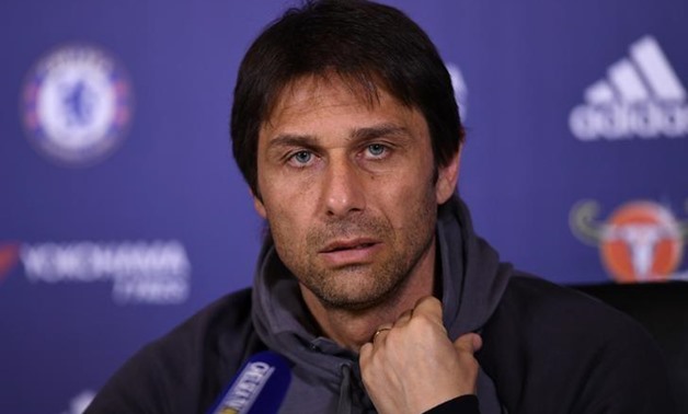 Chelsea Training Ground - 4/4/17 Chelsea manager Antonio Conte during the press conference Action Images via Reuters / Tony O'Brien 
