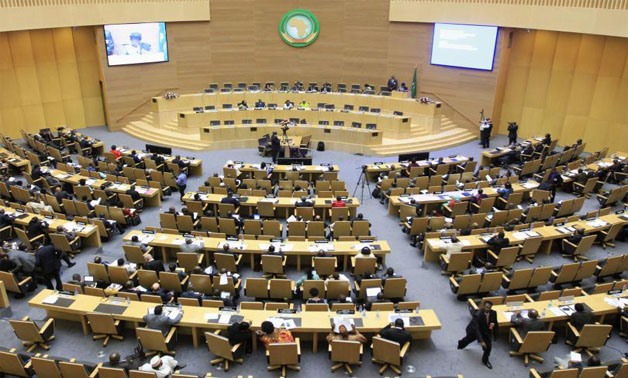 A general view shows the opening session of Heads of States and Government of the African Union on the case of African relationship with the International Criminal Court (ICC) in Ethiopia's capital Addis Ababa, October 11, 2013 – Reuters 